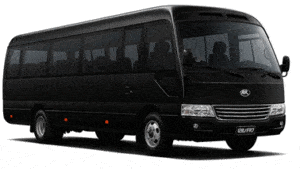 Small bus for transporting up to 22 passengers