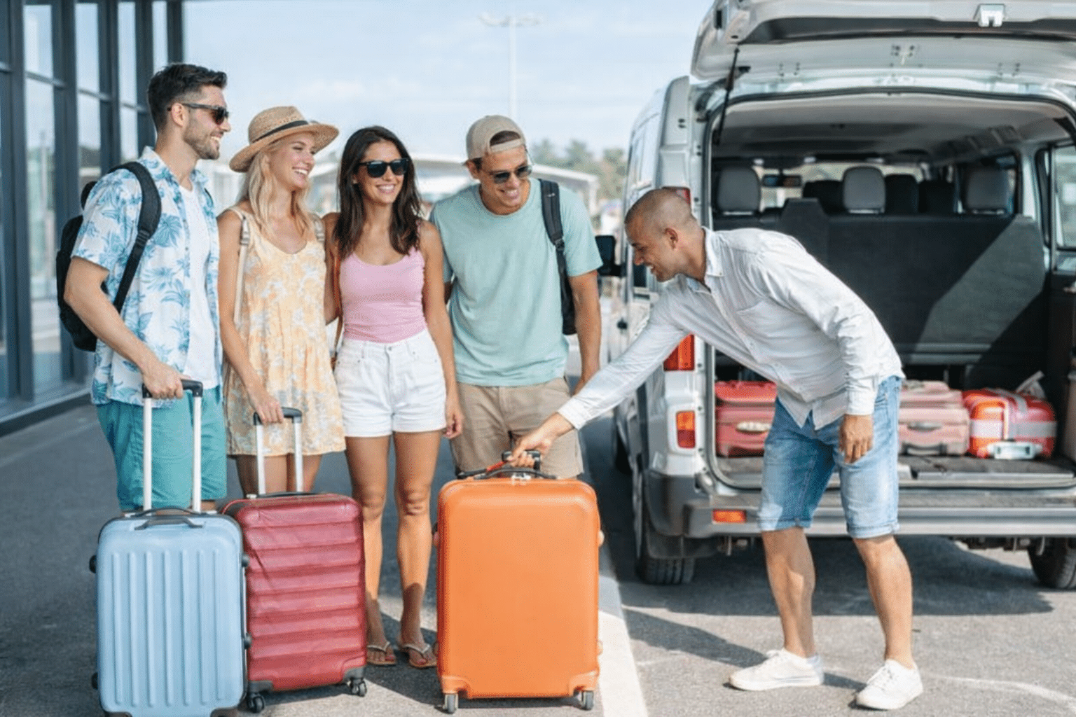 Group airport transfer in Rio de Janeiro – van and minibus service