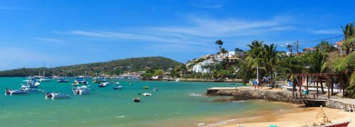 Buzios beach and boats